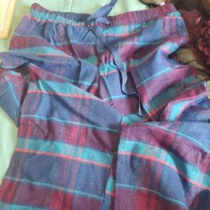 Plaid pajama pants